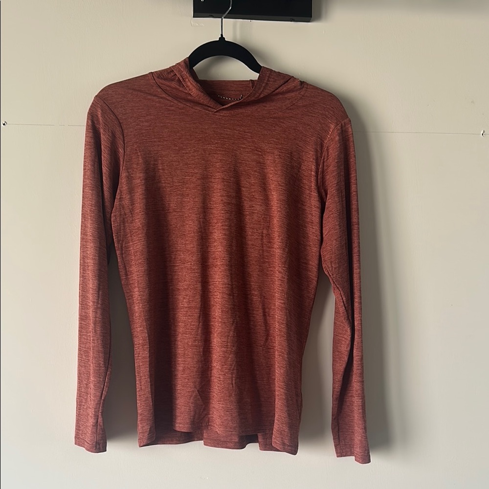 Patagonia Capilene- Rust Long Sleeve Hoodie